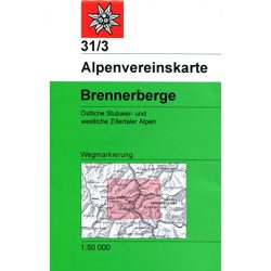 DAV AV-Karte 31/3 Brennerberge