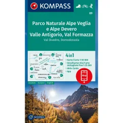 Kompass Verlag WK 89 Parco Naturale Alpe Veglia e Alpe