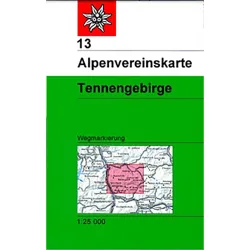 DAV AV-Karte 13 Tennengebirge