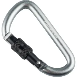 Munkees D-Shape Carabiner w. Screw Lock