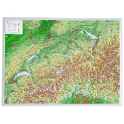 Georelief 3D Reliefkarte Schweiz