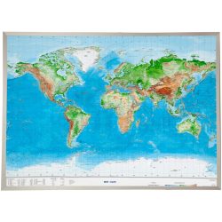 Georelief 3D Reliefkarte Welt