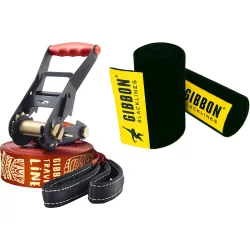 Gibbon Slacklines Travelline Treewear Slackline Set