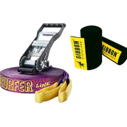 Gibbon Slacklines Surferline Treewear Slackline Set