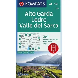 Kompass Verlag WK 096 Alto Garda - Val di Ledro