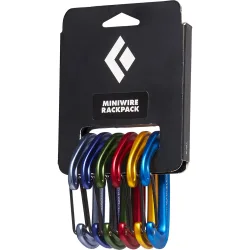 Black Diamond Miniwire Rackpack Karabiner 6er Set