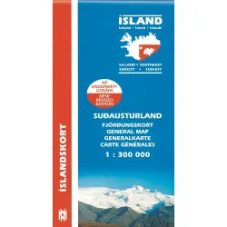 Mal og menning Island Generalkarte Südost 300T