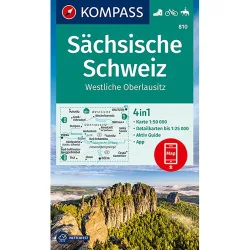 Kompass Verlag WK 810 Sächsische Schweiz - Westliche Oberlausitz