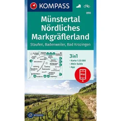 Kompass Verlag WK 890 Münstertal - Nördliches Markgräflerland