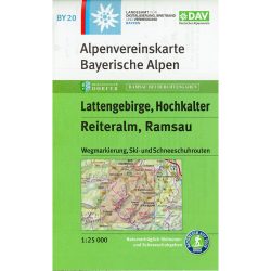 DAV AV-Karte BY 20 Lattengebirge, Reiteralm