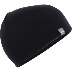 Icebreaker - Beanie, Unisex Merino Pocket Hat, One Size, Black