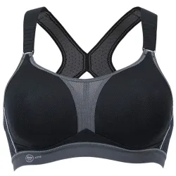 Anita - dynamiX star Racerback - Sport BH, für Damen, Schwarz, Größe 80D