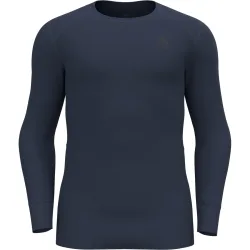 Odlo Active Warm Base Layer Shirt für Herren - Wandern, Ski & Snow - marineblau, M
