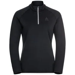 Odlo Besso Mid Layer Half-Zip für Damen - Ski & Snow - schwarz, L