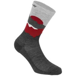LaMunt Damen Martha Illustration Socken
