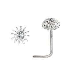Silber Nasenpiercing