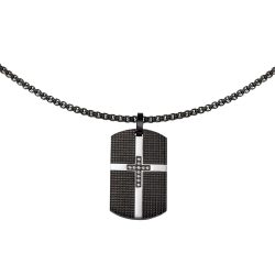 Dog-Tag-Halskette aus Edelstahl