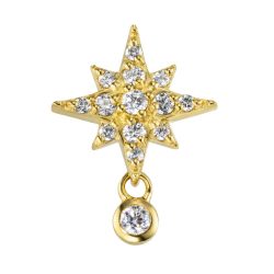 1.2mm Gold Piercing