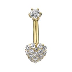 18K Bauchnabelpiercing