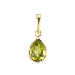 Echtgold Peridot Anhänger