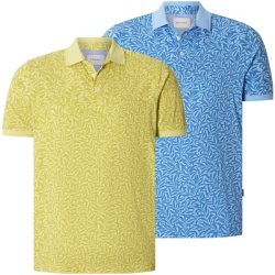 Doppelpack Poloshirt FALDIN grün blau