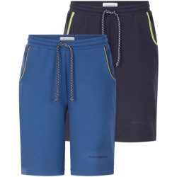 Doppelpack Sweatbermuda ELDORIN blau