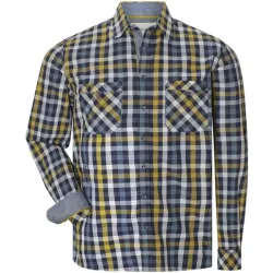 Hemd ECCELLI blau gelb