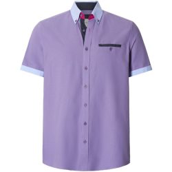 Kurzarmhemd FLOREVETTO lila