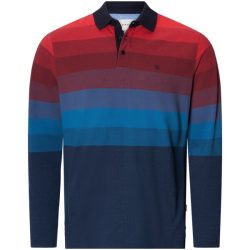Poloshirt LEMIN rot dunkelblau