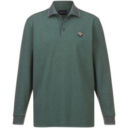 Langarm-Poloshirt MILANVETZO grün