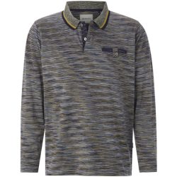 Langarm-Poloshirt VANDOR oliv