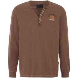 Langarmshirt DANIVECCI braun