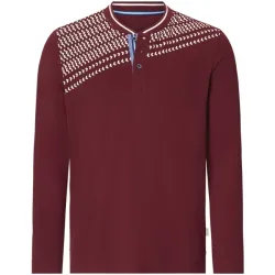 Langarmshirt DIVISSI dunkelrot