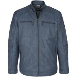 Lederjacke ZANZINO blau
