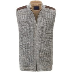 Strickweste MAIALESSI grau