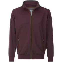 Sweatjacke DEOLEZZI dunkelrot