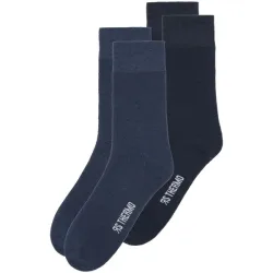 2er Pack Socken ADOLO blau dunkelblau