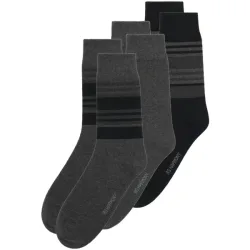 3er Pack Socken LUGONI dunkelgrau