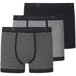 3er Pack Retropant JASIEL grau schwarz dunkelgrau hellgrau