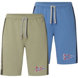Doppelpack Jogginghose HARAL blau oliv