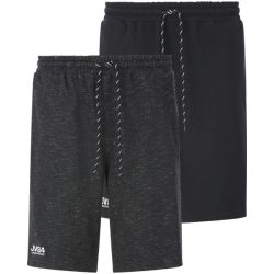 Doppelpack Sweatbermuda JORNRIK schwarz