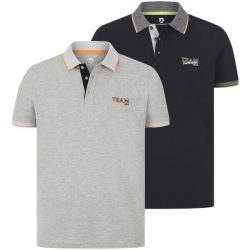 Doppelpack Poloshirt HARALDFRED silbergrau schwarz