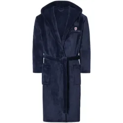 Fleece-Bademantel FRODE dunkelblau