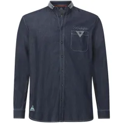 Jeanshemd OLAFGREN blau