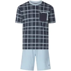 Kurzer Schlafanzug VIDDAL blau