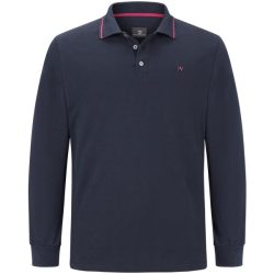 Langarm-Poloshirt ELLIS dunkelblau blau