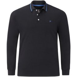 Langarm-Poloshirt ELLIS schwarz