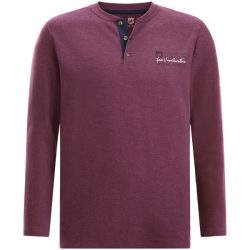 Langarmshirt IVOR dunkelrot