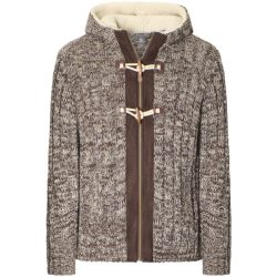 Outdoor Strickjacke EIRBORG braun