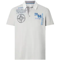 Poloshirt NESSON hellgrau